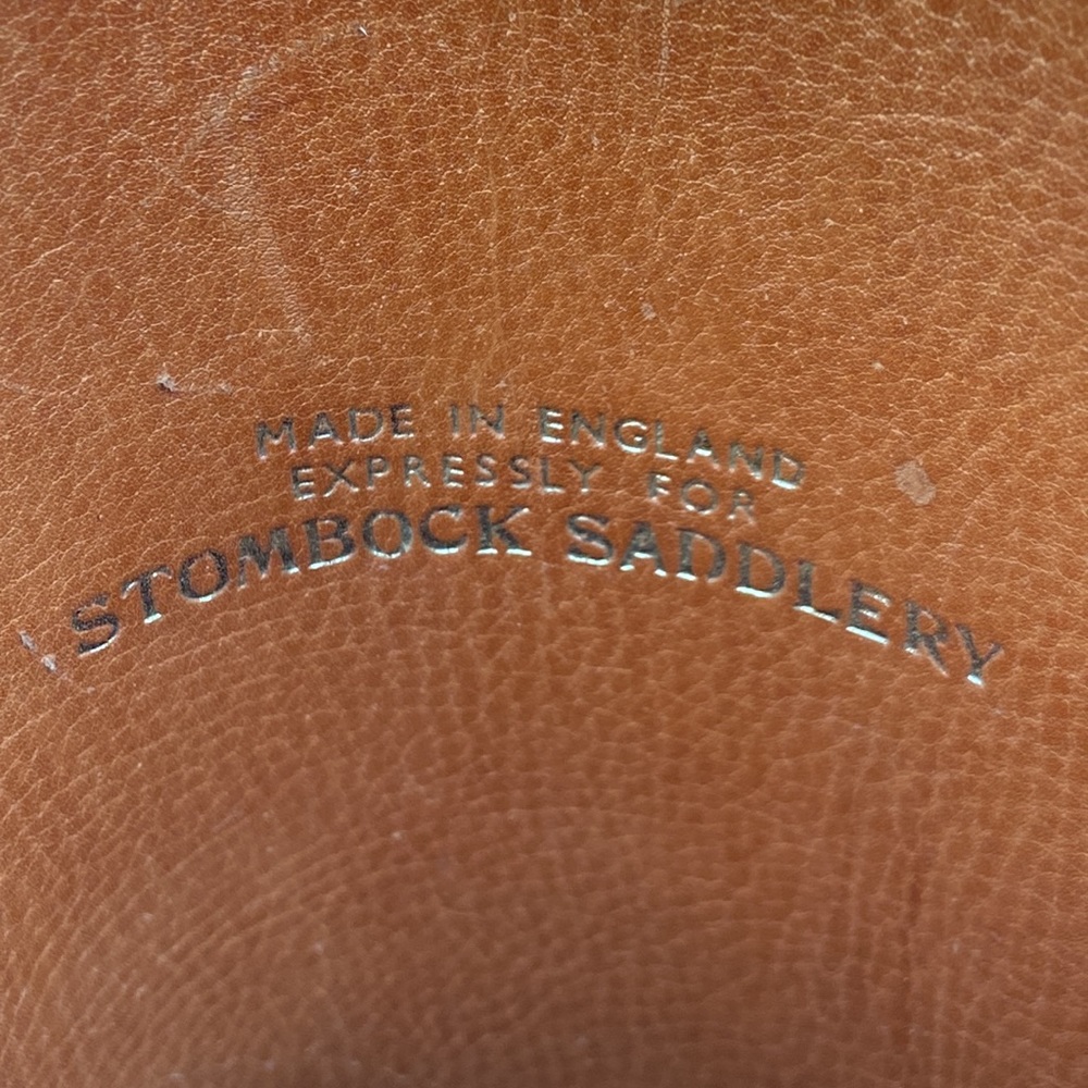 Vintage/Antique Stombock Saddlery Tall Leather Field Boots Made in England W 7.5 - Picture 4 of 11